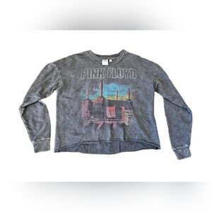 Junk Food Pink Floyd Cropped Sweater